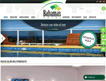 Tablet Screenshot of hotelbahamas.com.uy